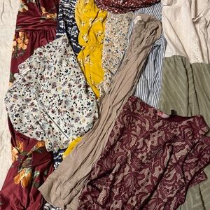 Clothing Lot of dresses, tunics, tanks, short sleeve clothes size M